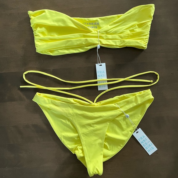 Frankie S Bikinis Swim Frankies Bikinis Lemonade Bikini Set Poshmark